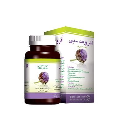 قرص روکشدار 350 میلی گرم آترومد-بی باریج اسانس 100 عددی