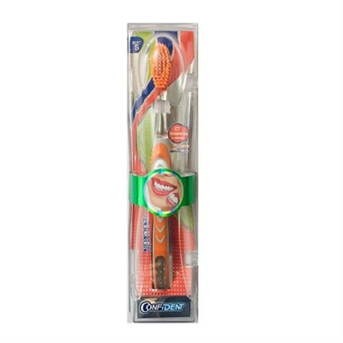 مسواک کریستال پک شاین کانفیدنت نرم نارنجی