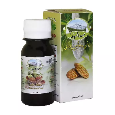 روغن بادام شیرین خوراکی مهدالموند مهدارو 60 میلی لیتر