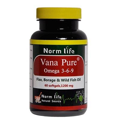 کپسول امگا 9-6-3 وانا پیور 1200 میلی گرم نورم لایف