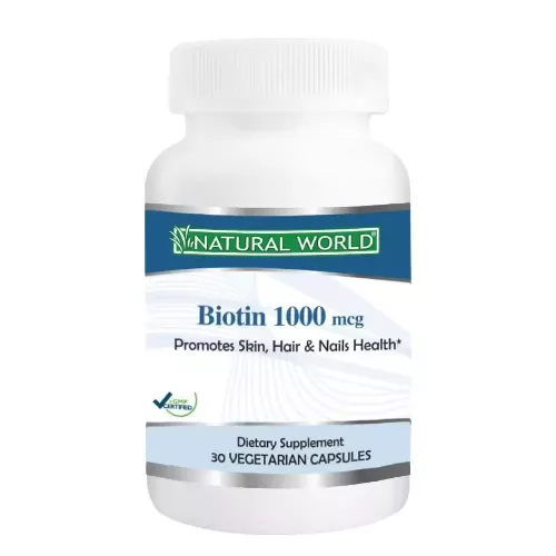 کپسول بیوتین 1000 میکروگرم نچرال ورلد 30 عددی