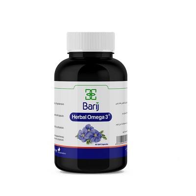 کپسول نرم 1000 میلی گرم هربال امگا 3 باریج اسانس
