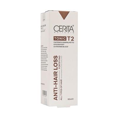 هیرتونیک گیاهی T2 سریتا مناسب انواع مو 60 میلی لیتر