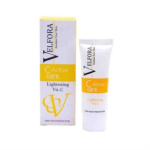 کرم روشن کننده و ضد لک ویتامین سی ولفرا 30 گرم