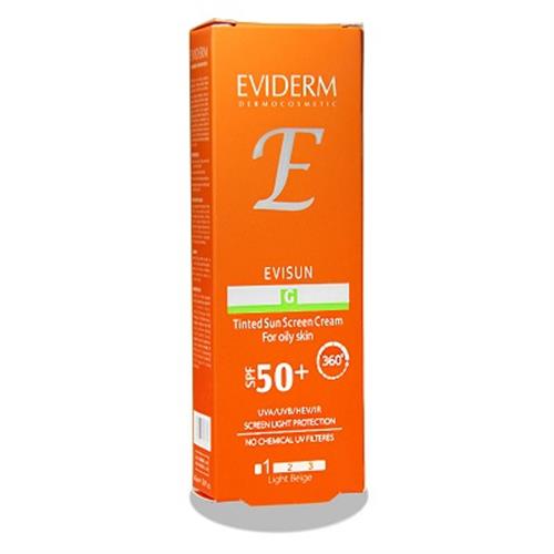 کرم ضد آفتاب رنگی اوی سان اویدرم مناسب پوست چرب 40 میلی لیتر