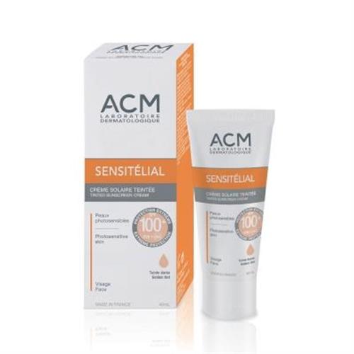 ژل ضد آفتاب طلایی سن سی تلیال SPF 100 ای سی ام مناسب پوست های معمولی و خشک 40 میلی لیتر