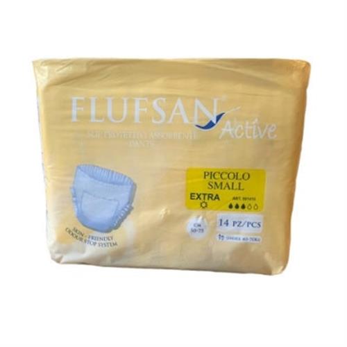 پوشینه بزرگسال شورتی مدل اکسترا سایز کوچک فلوفسان اکتیو 14 عددی