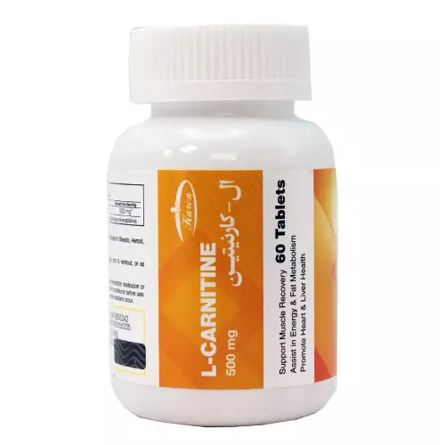 قرص ال کارنیتین 500 میلی گرم کارن 60 عددی