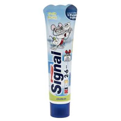 خمیر دندان آبی میوه ای کودک سیگنال 50 میلی لیتر