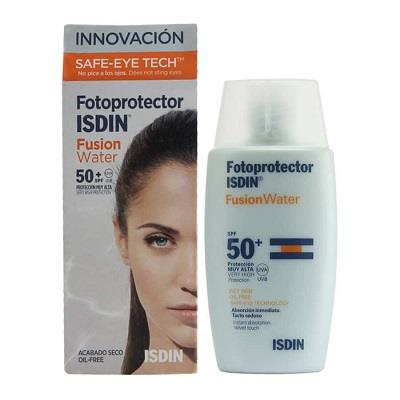 ژل کرم ضدآفتاب فوتو پروتکتور فیوژن واتر SPF50 بی رنگ ایزدین 50 میلی لیتر