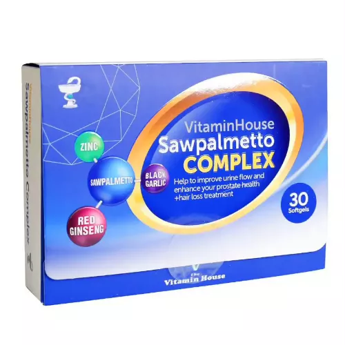 کپسول نرم ساوپالمتو کمپلکس ویتامین هاوس 30 عددی