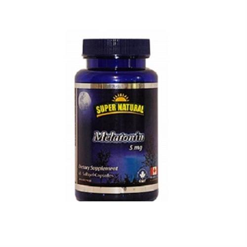 کپسول ملاتونین سوپر نچرال 5 میلی گرم 60 عددی