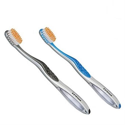 مسواک متوسط دوتایی پرو اینتردنتال تریزا آبی مشکی