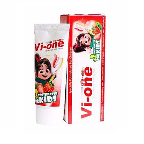 خمیر دندان کودکان با طعم توت فرنگی وی وان 60 گرم