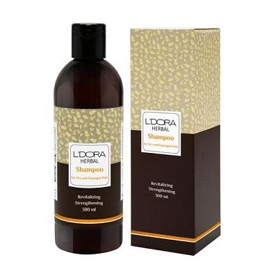 شامپو گیاهی مناسب موهای خشک و آسیب دیده لدورا هربال 300 میلی لیتر
