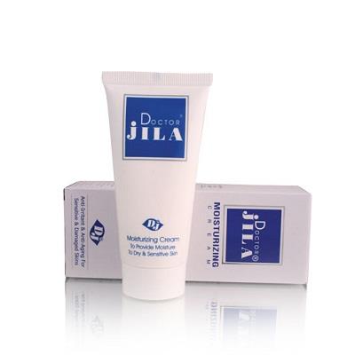 کرم مرطوب کننده کلاژن دکتر ژیلا مناسب پوست های آسیب دیده و حساس 50 گرم
