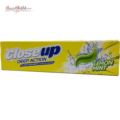 خمیر دندان ژل نعنایی و لیمویی کلوز آپ 125 گرم