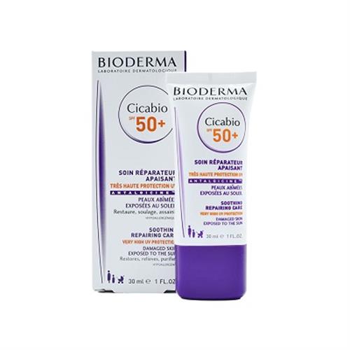 کرم ضد آفتاب سیکابیو SPF50 بی رنگ بایودرما مناسب پوست های آسیب دیده 30 میلی لیتر