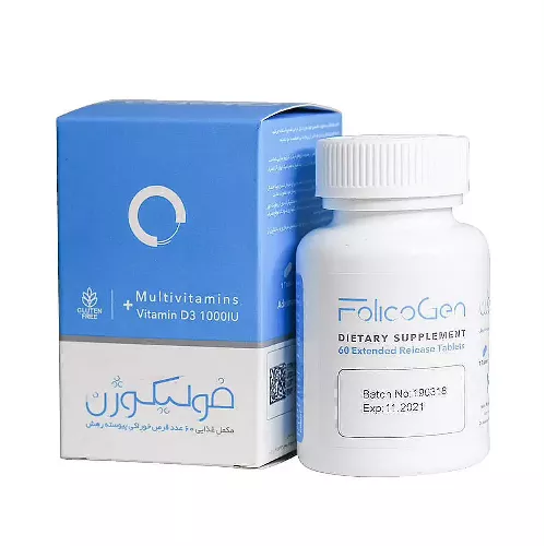 قرص فولیکوژن نانو حیات 60 عددی