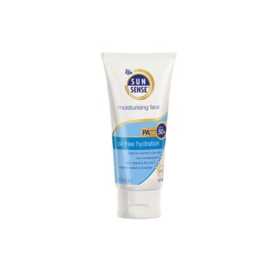 کرم ضد آفتاب و مرطوب کننده سان سنس SPF50 کیووی ایگو مناسب پوست خشک 50 گرم