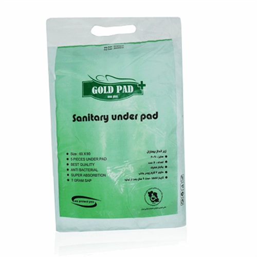 زیرانداز یکبار مصرف بیمار گلد پد 5 عددی