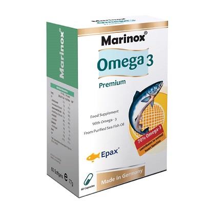 کپسول امگا 3 پرمیم مارینوکس 60 عددی